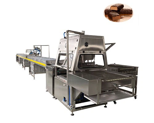 Large Capacity P400 Chocolate Enrobing Machine With Cooling Tunnel